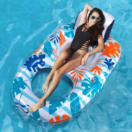 OOOPSIUN Inflatable Pool Floats Lounger Adult - Water Swimming Pool Float Lounge Raft for Pool Party Supplies/Beach/Lake/Tanning Floats