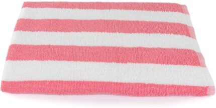 Bleach Safe Luxury Beach Towel Cabana Stripe- Fibertone by 1888 Mills, Made in The USA of US and Imported Materials